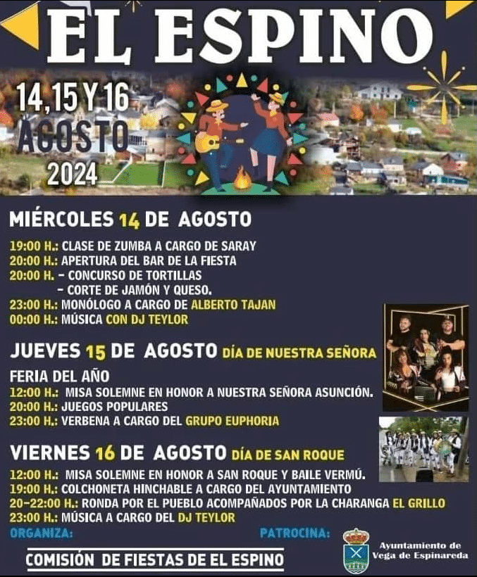 fiestas en el espino