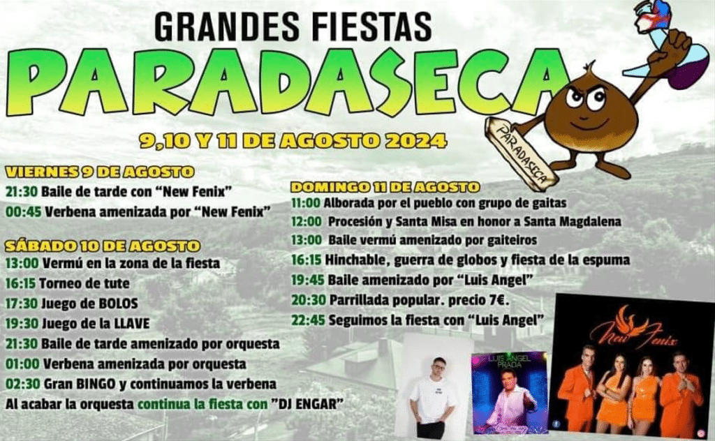 fiestas paradaseca