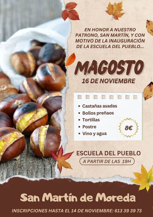 magosto en san martin de moreda