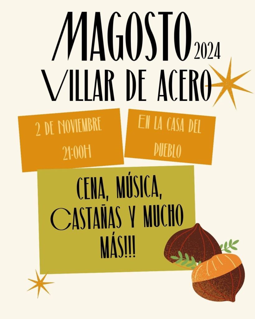 magosto en villar de acero