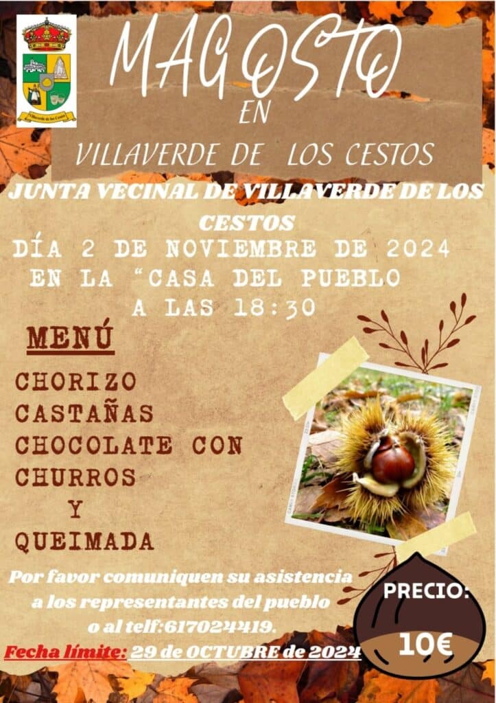 magosto en villaverde de los cestos