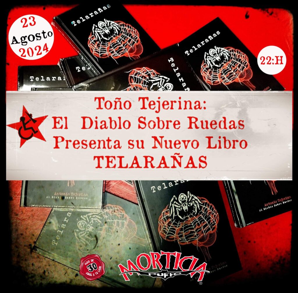 telarañas libro presentacion morticia