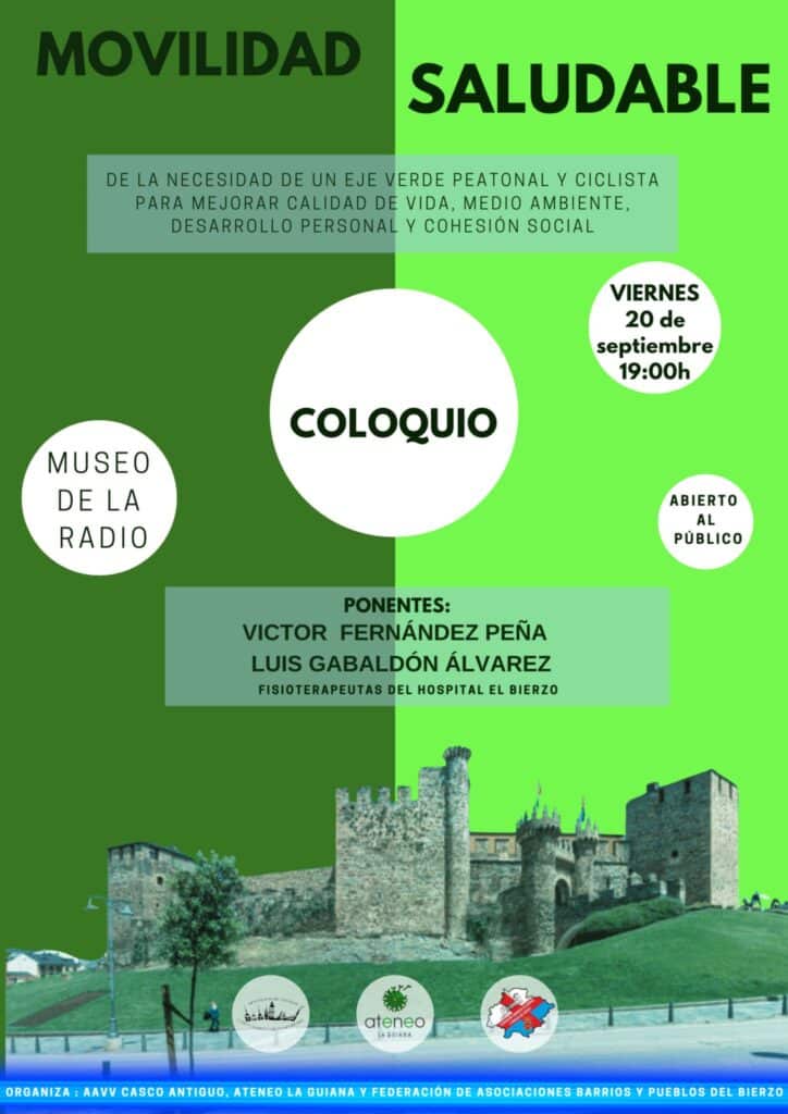 Coloquio “Movilidad Saludable” en el Museo de la Radio de Ponferrada