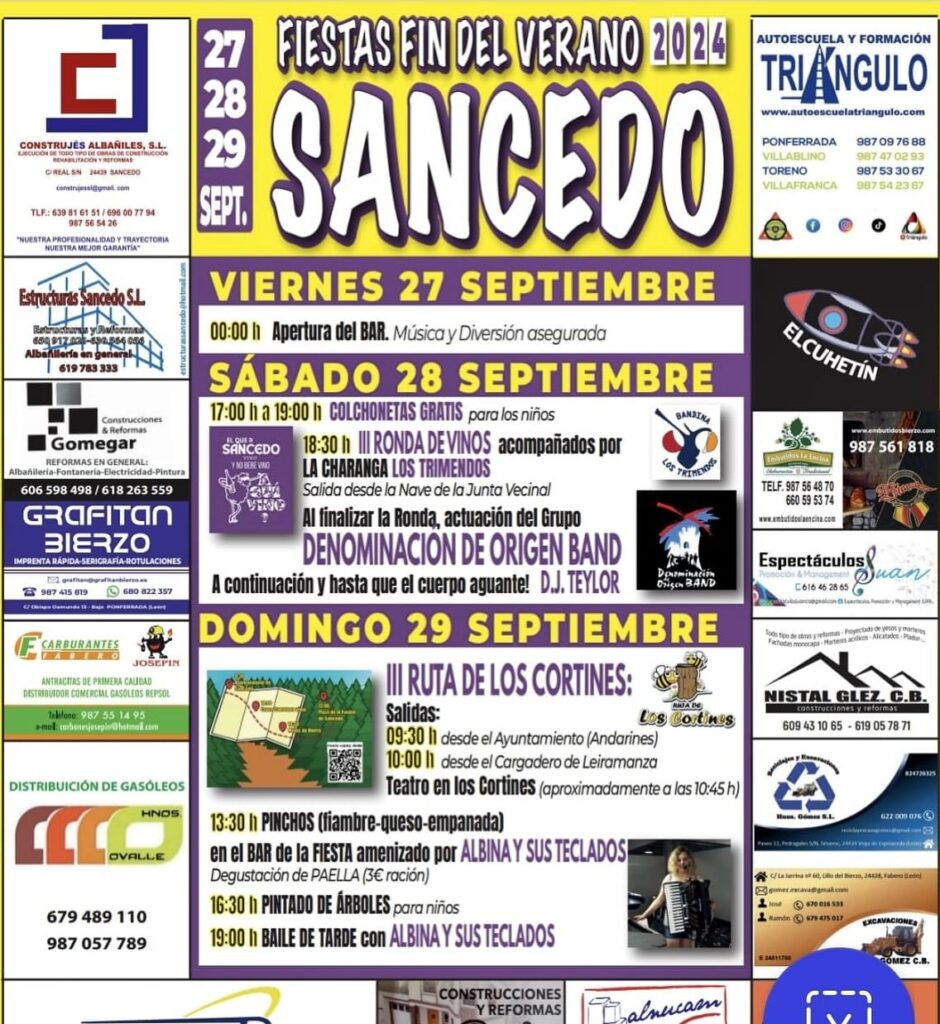 fiestas de verano de sancedo 2024