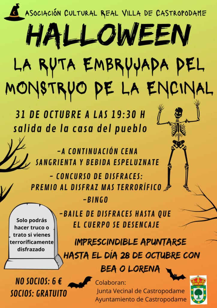 La ruta embrujada del Monstruo de la encinal castropodame