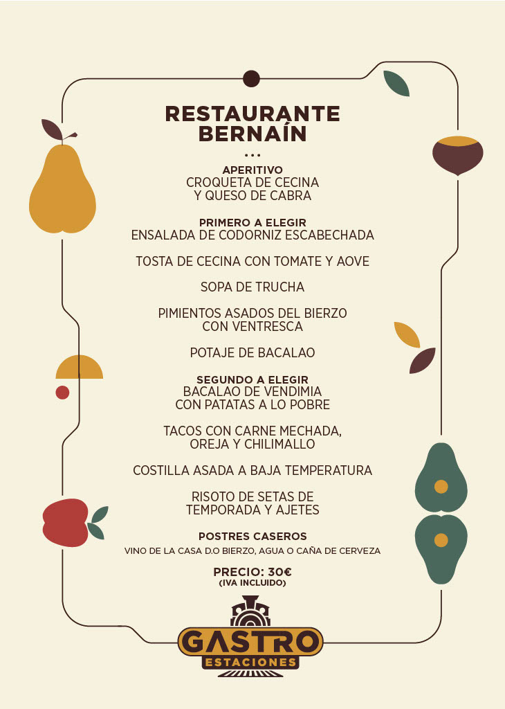 bernain menu