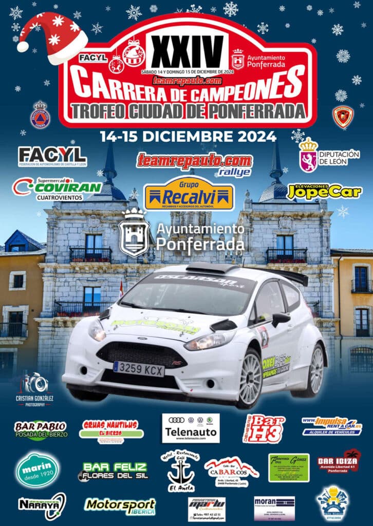 cartel carrera de campeones de ponferrada 2024