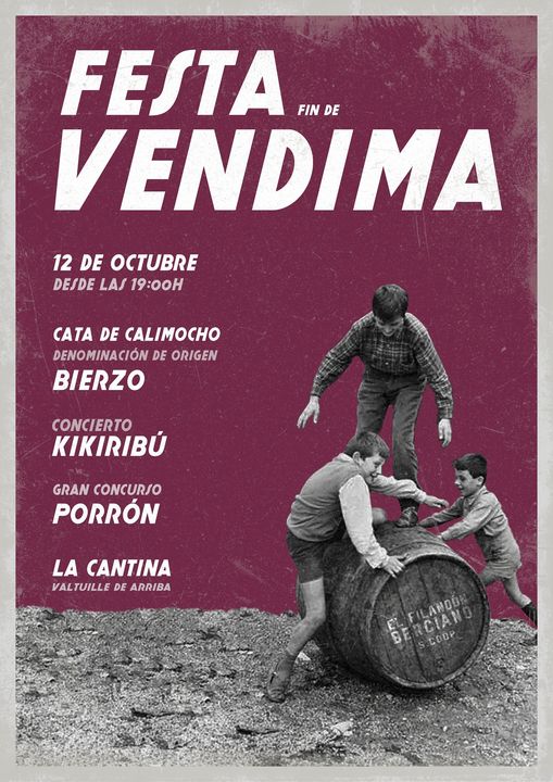 cartel fiesta fin de vendimia