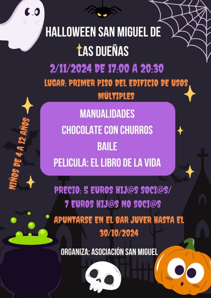 halloween en san miguel de las dueñas