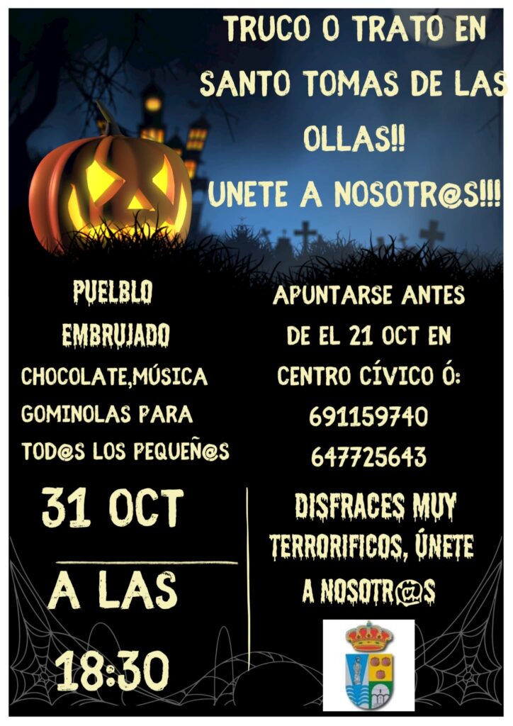 halloween en santo tomas de las ollas 2024