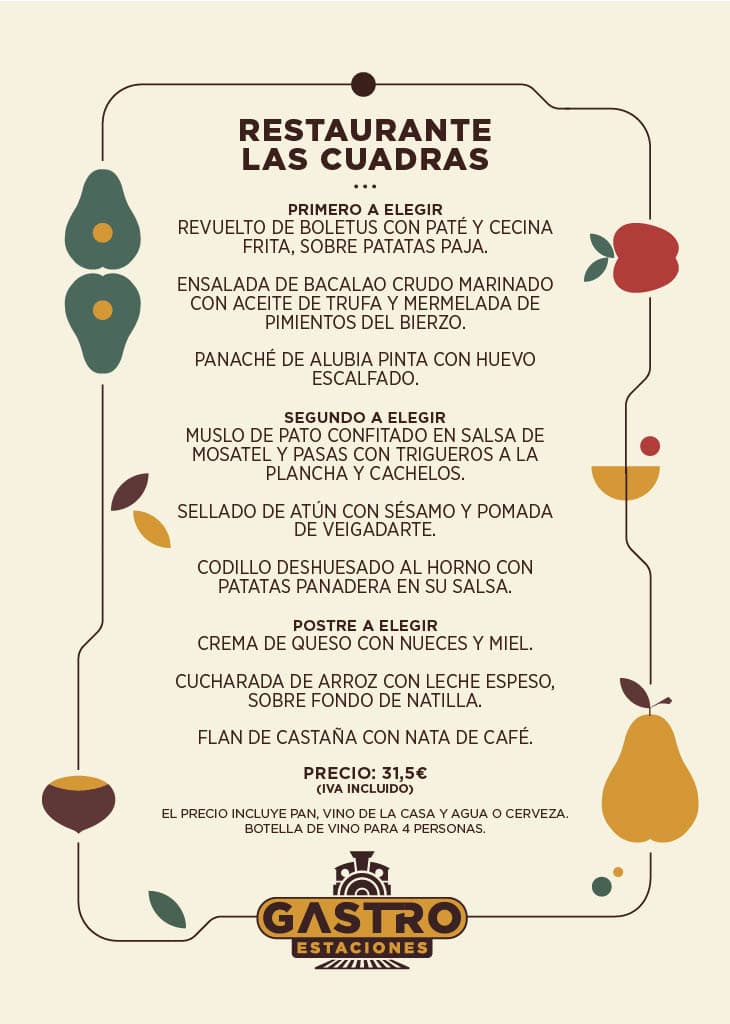 las cuadras menu