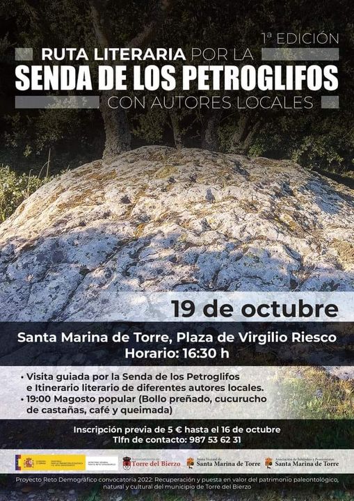 ruta literaria por la senda de los petroglifos