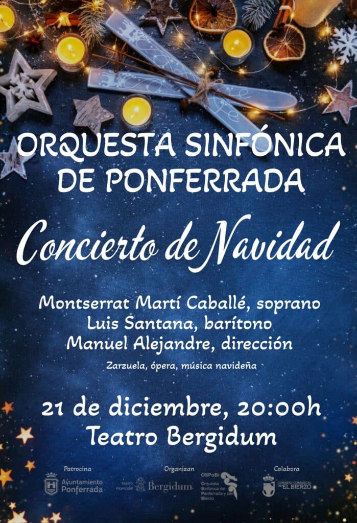 Concierto de Navidad 2024 de la orquesta Sinfonica de Ponferrada