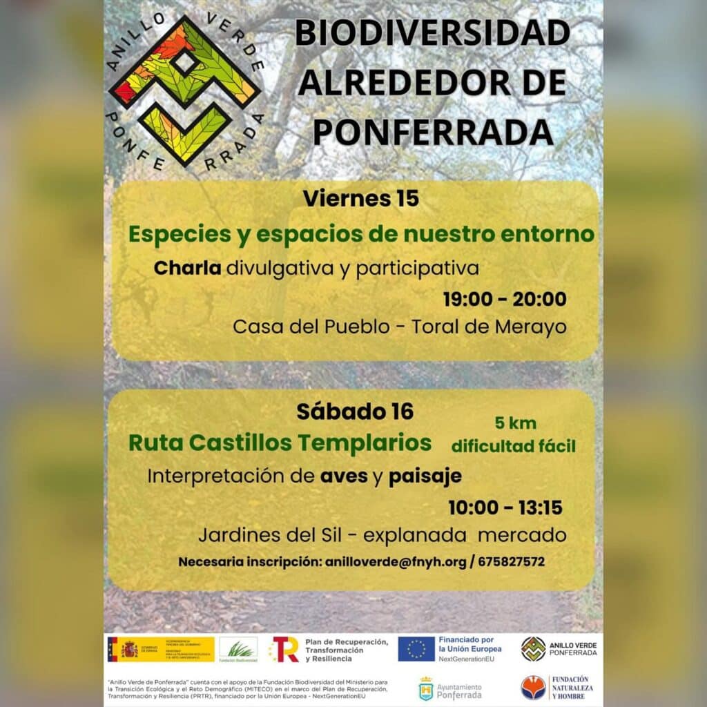 av biodiversidad alrededor de ponferrada