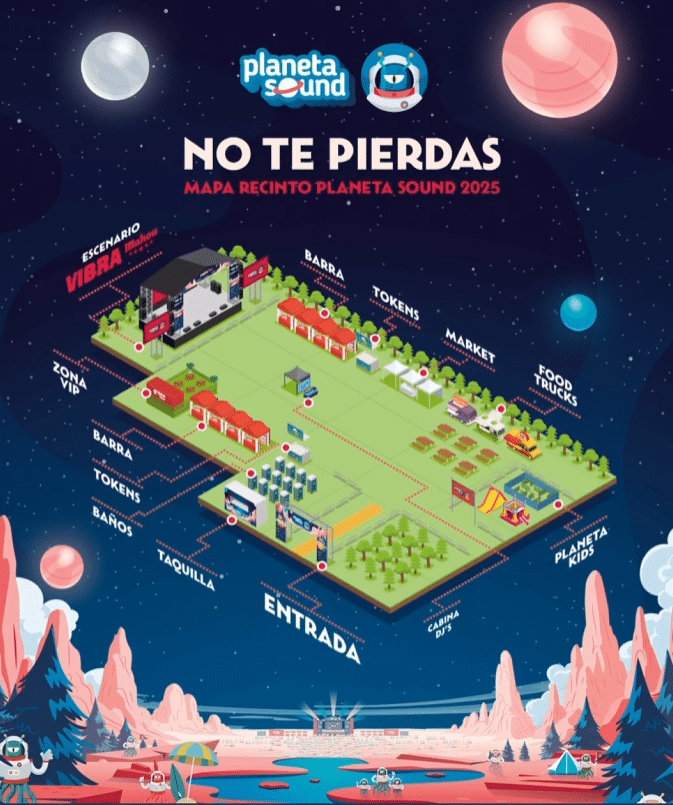 mapa planeta sound