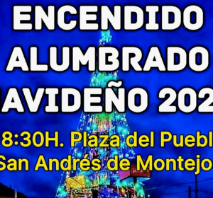 Encendido navideño en San Andrés de Montejos 2024