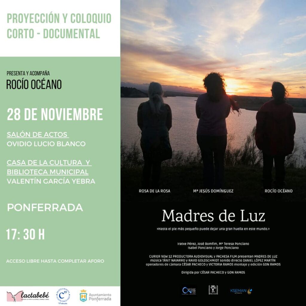 proyección de “Madres de Luz” cartel