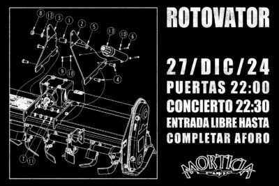 Rotovator, concierto, Pub Morticia, Ponferrada, El Bierzo, música en directo