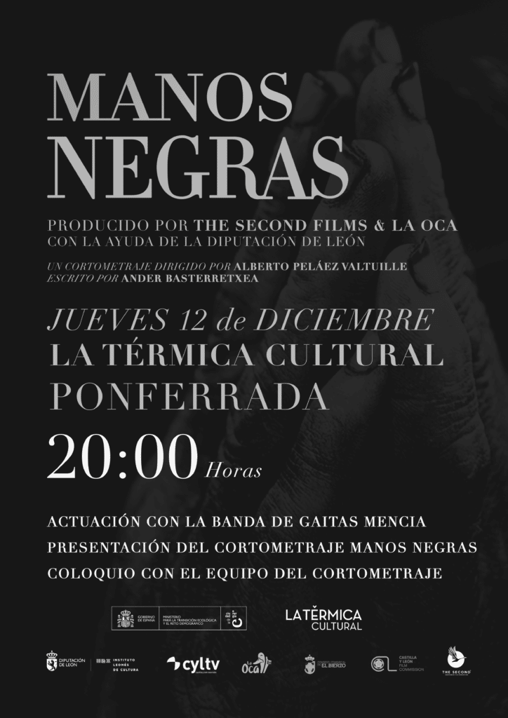 cartel MANOS NEGRAS