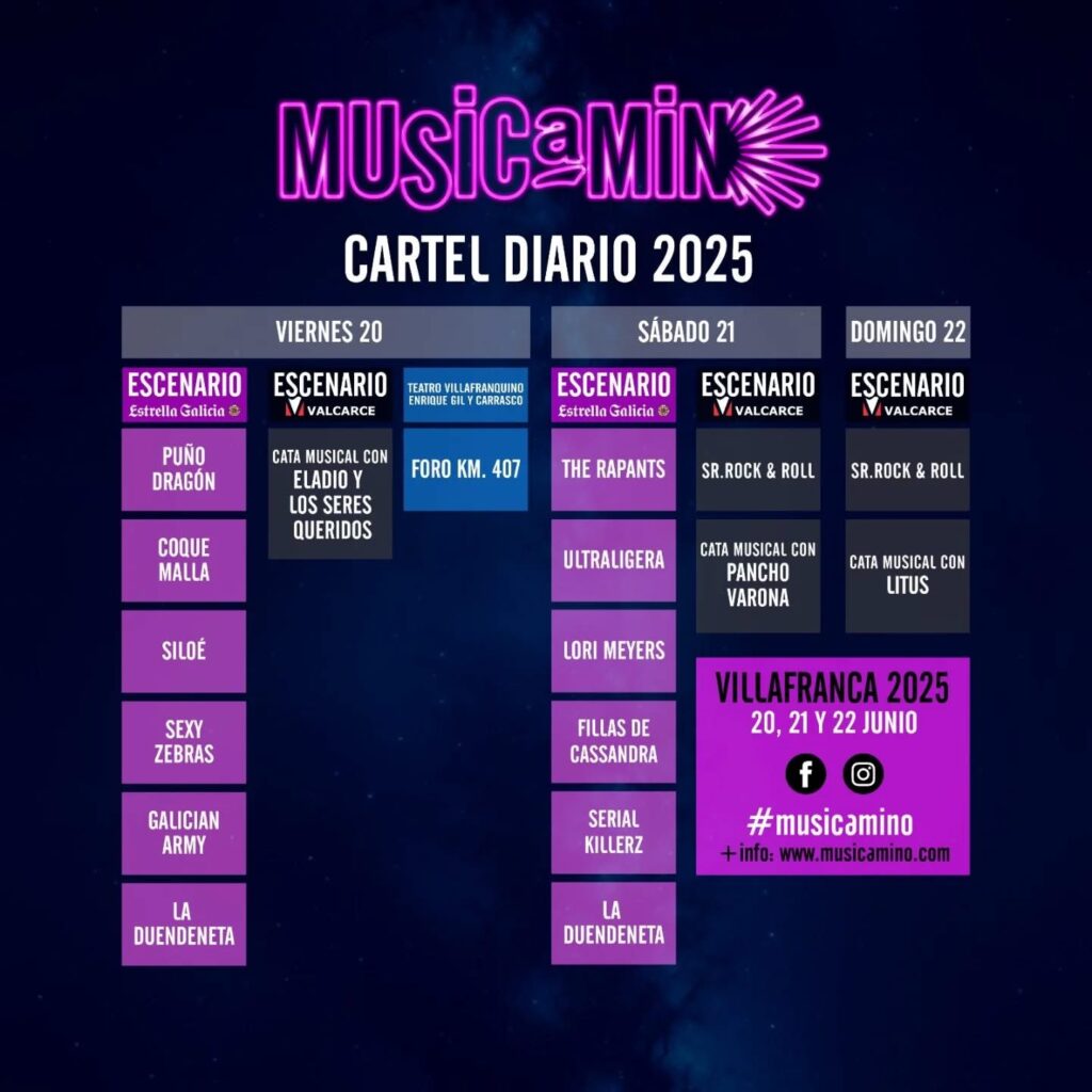 musicamino 2025cartel diario