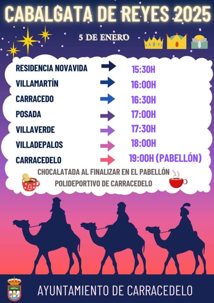 Cabalgata de Reyes Magos en Carracedelo