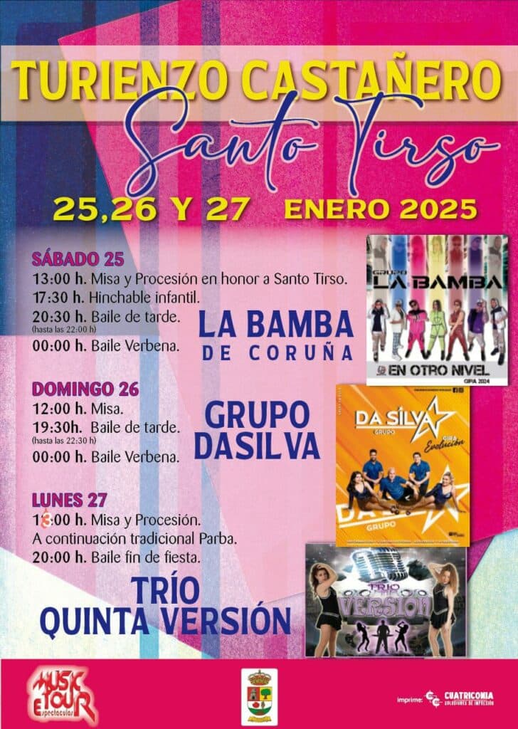 Fiestas de Turienzo de Castañero Santo Tirso 2025