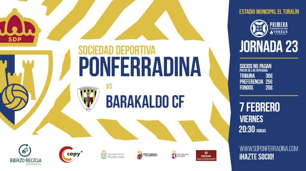 SD Ponferradina - Barakaldo CF