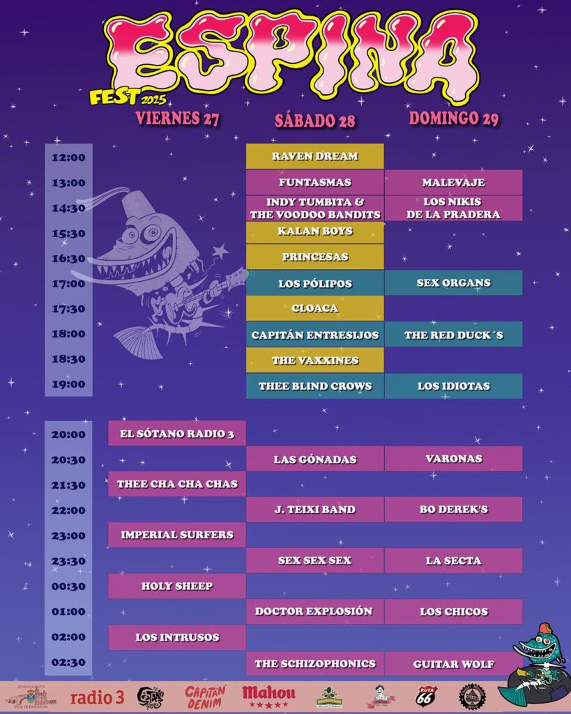 horarios espina fest
