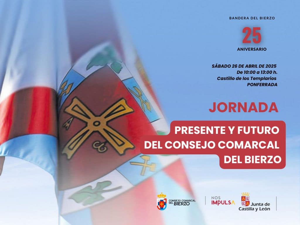 Cartel Jornada Presente y Futuro del Consejo Comarcal del Bierzo