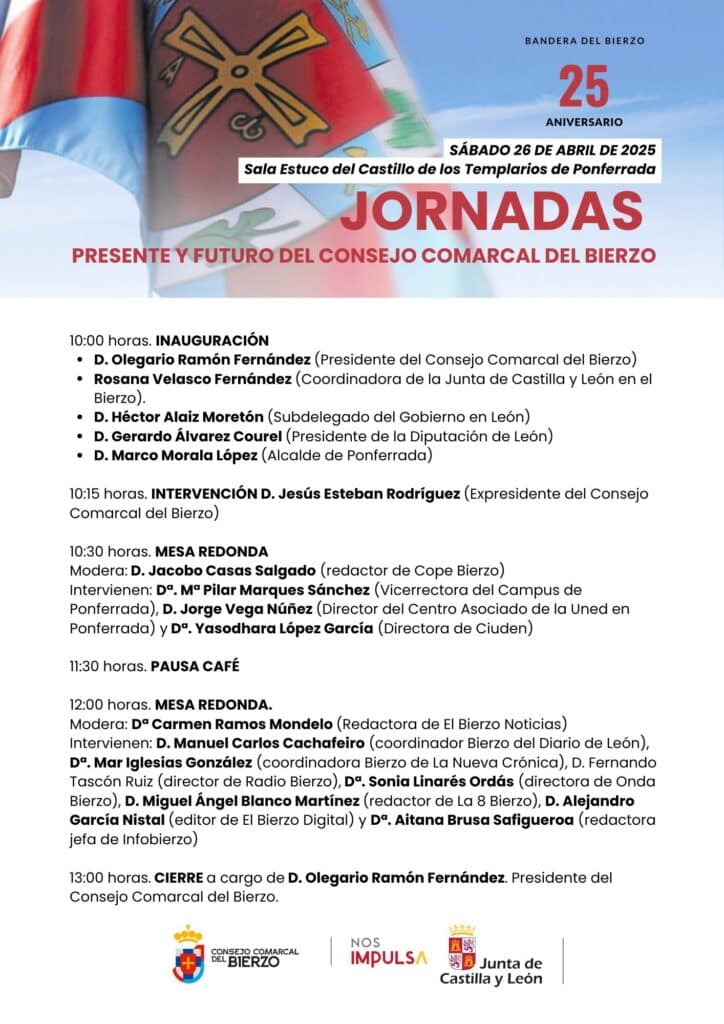 JORNADAS CONSEJO COMARCAL DEL BIERZO programa