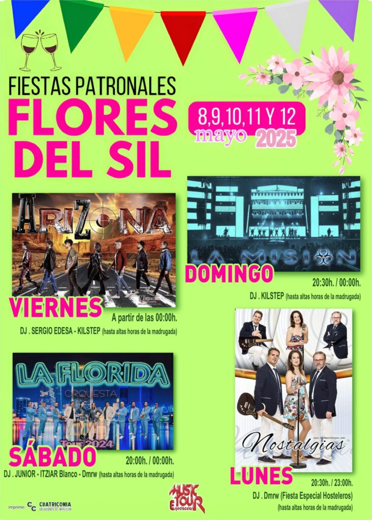 orquestas fiestas de flores 2025