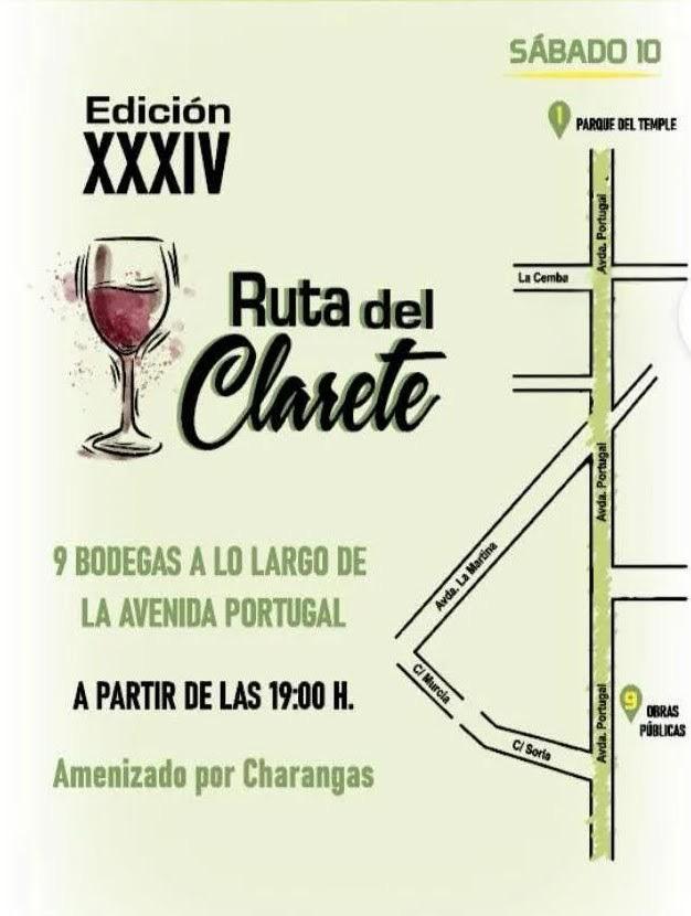 ruta del clarete 2025 cartel
