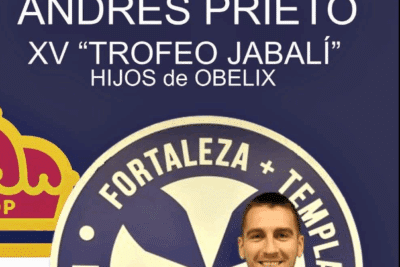 C:\Users\msdda\Downloads\Andrés Prieto, Portero de la Deportiva, Galardonado con el XV Trofeo Jabalí por la Peña Hijos de Obelix portada.png