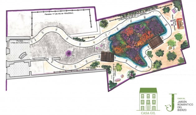 DISEÑO DEL JARDÍN ROMÁNTICO DEL BIERZO