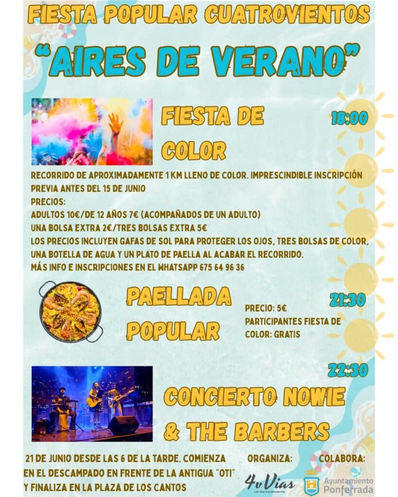 Fiesta Popular AIRES DE VERANO de Cuatrovientos