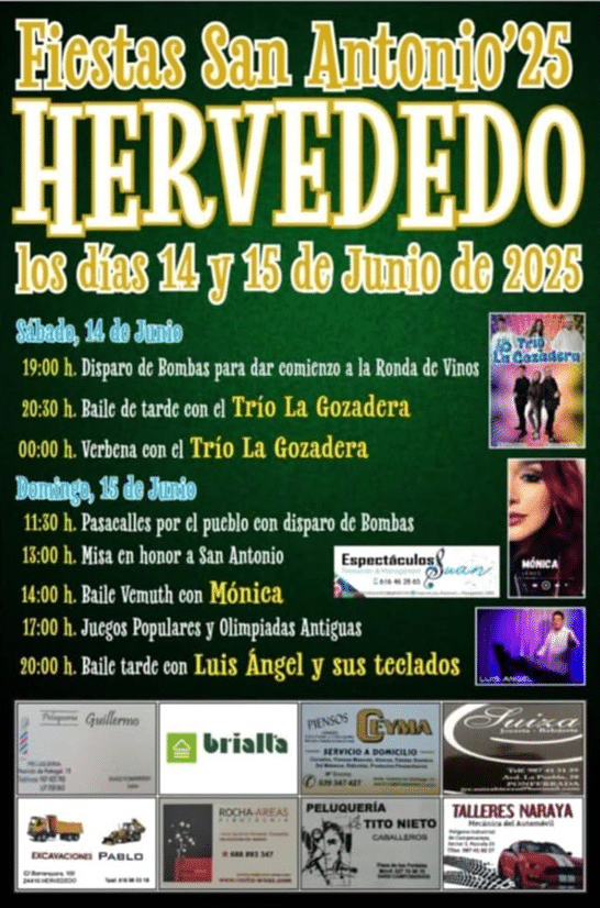 fiestas de hervedero