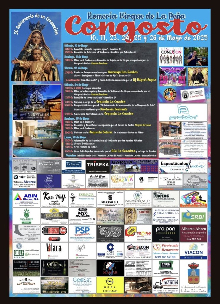 fiestas de la peña de congosto