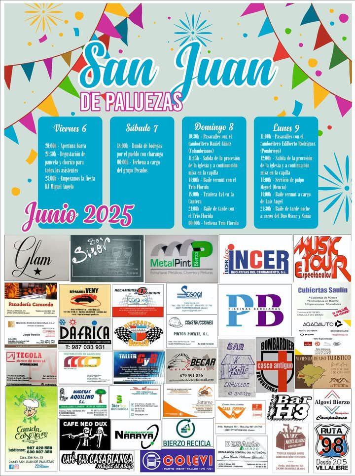 fiestas san juan de paluezas 2025