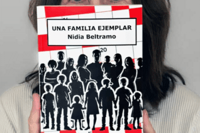 portada Presentación del libro Una familia ejemplar