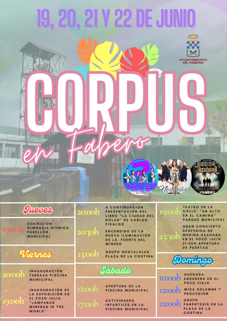 FIESTAS DE CORPUS en Fabero 2025