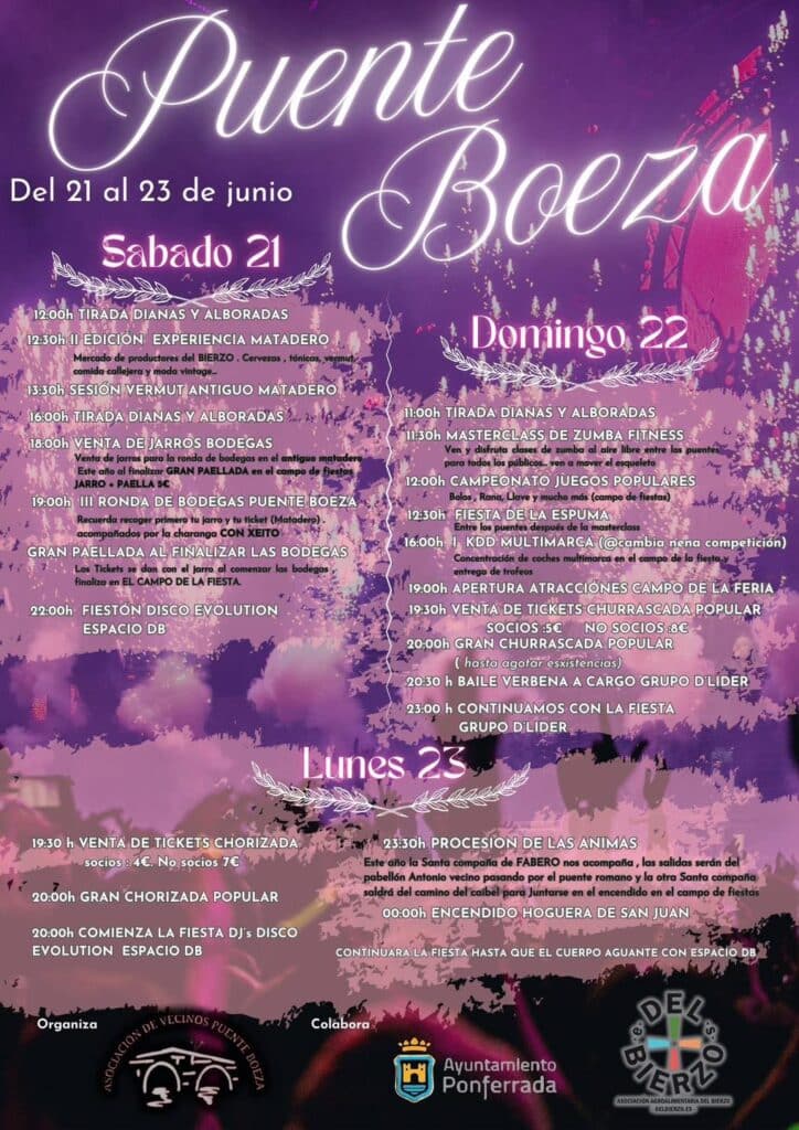 Fiestas del Puente boeza 2025