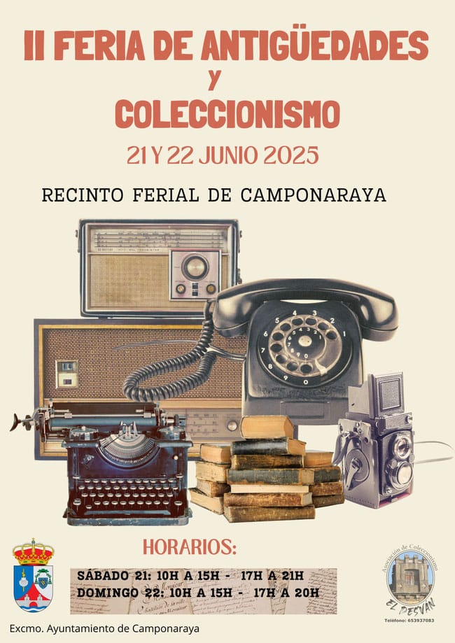 II Feria de Antigüedades y Coleccionismo cartel