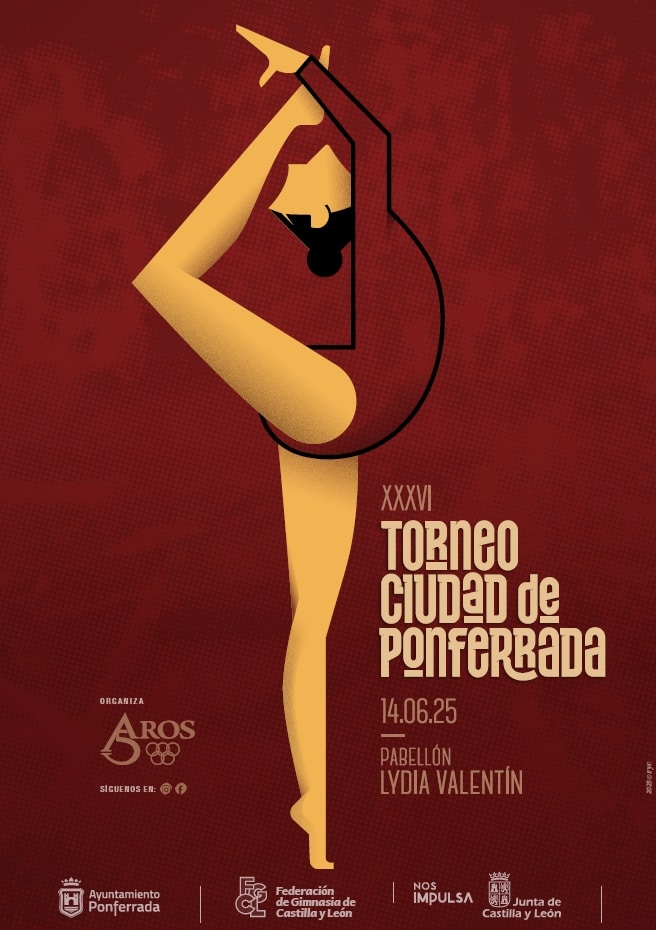 XXXVI Torneo Ciudad de Ponferrada de Gimnasia Rítmica cartel
