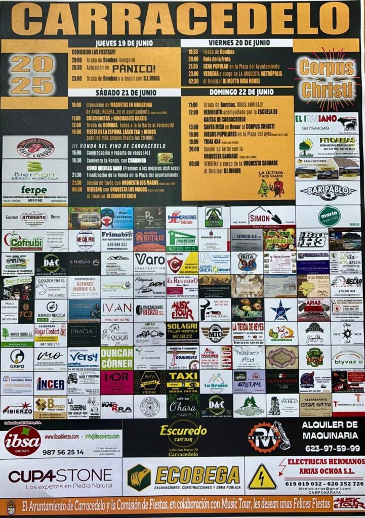 fiestas de carracedelo 2025