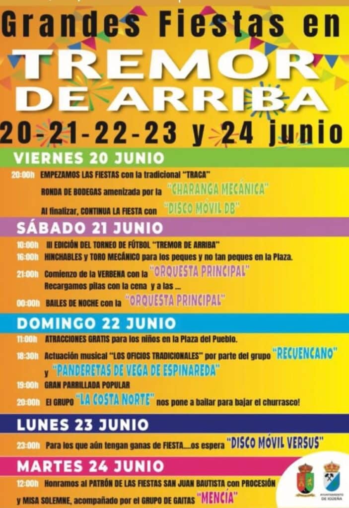 fiestas de san juan en tremor de arriba