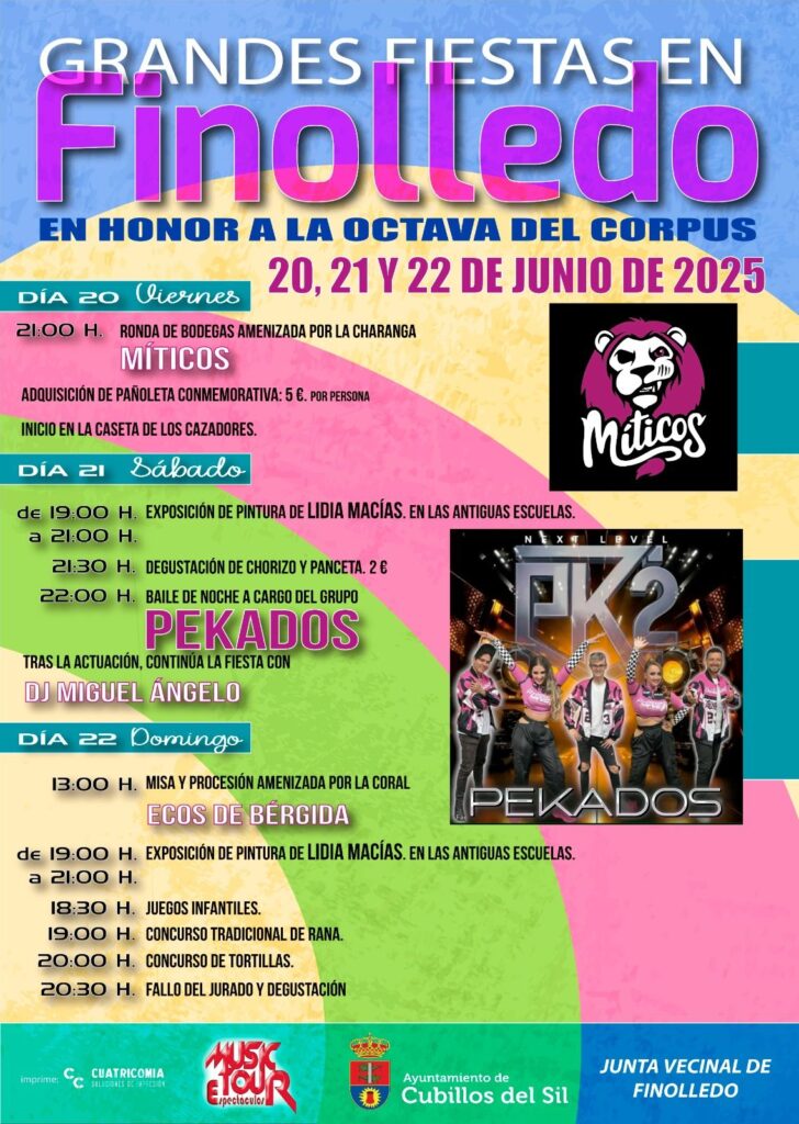 fiestas en finolledo 2025