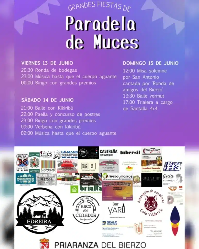 fiestas paradela de muces 2025