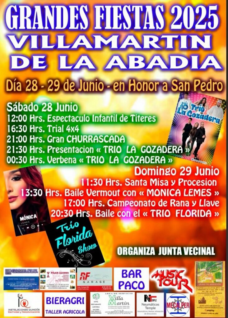 grandes fiestas de villamartin de la abadia