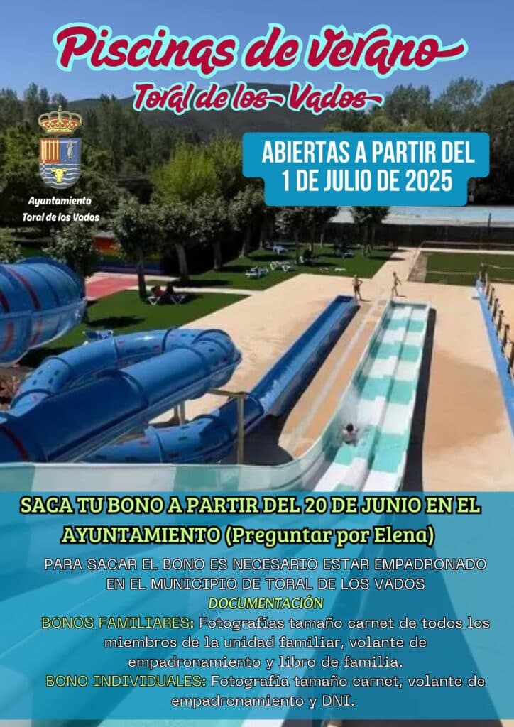 piscinas toral de los vados 2025