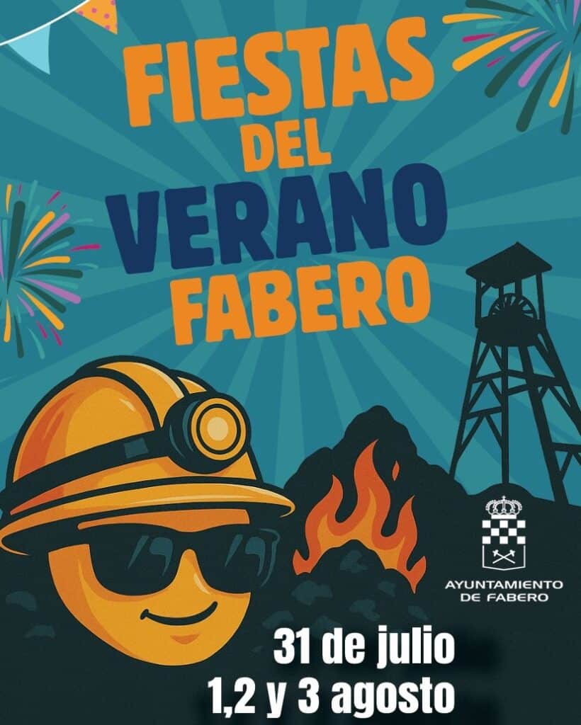 Fiestas de verano Fabero cartel